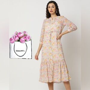 Floral Print Women's Dress